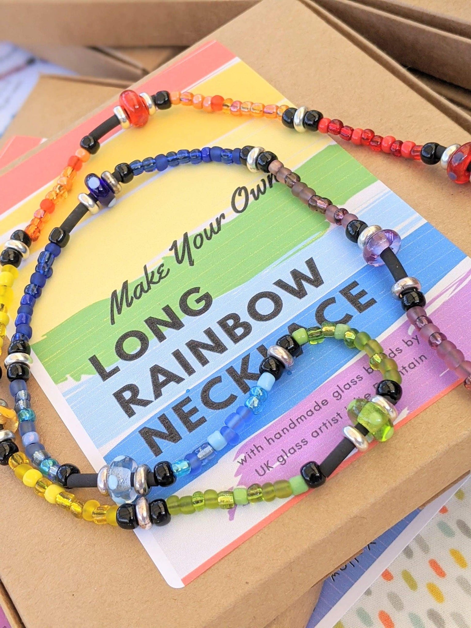 Rainbow Stitch Marker Necklace | Ness Boutique