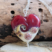 Load image into Gallery viewer, Red Sea Heart Pendant