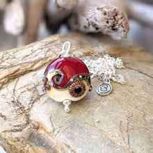 Load image into Gallery viewer, Red Sea Beach Babe Lentil Pendant