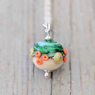Sand & Sea Beach Babe Ball Pendant-Necklace-Beach Art Glass