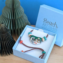 Load image into Gallery viewer, Sand &amp; Sea Curve Necklace-Necklace-Beach Art Glass