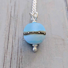 Load image into Gallery viewer, Sea Breeze Beach Babe Ball Pendant-Necklace-Beach Art Glass
