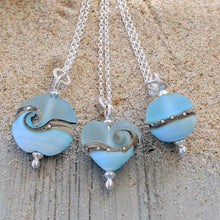 Load image into Gallery viewer, Sea Breeze Beach Babe Lentil Pendant-Necklace-Beach Art Glass