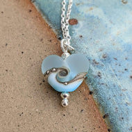 Sea Breeze Beach Babe Heart Pendant