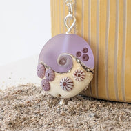 Sea Mist Lentil Pendant