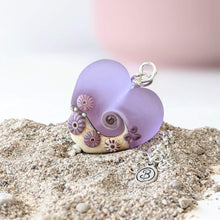 Load image into Gallery viewer, Sea Mist Heart Pendant