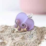 Sea Mist Heart Pendant