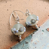 Sea Spray Ball Drop Earrings