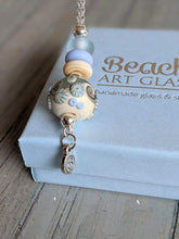 Load image into Gallery viewer, Sea Spray Beach Ball Necklace-Necklace-Beach Art Glass