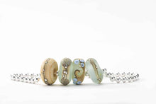 Load image into Gallery viewer, Sea Spray Big Hole Bead Set-Bracelet Beads-Beach Art Glass