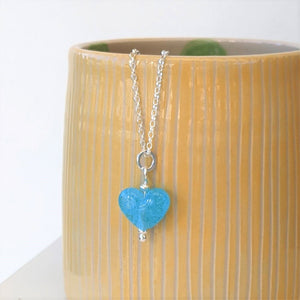 Bubbly Little Hearts, pendants and earrings, 3 colours