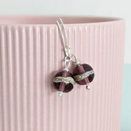 Shoreline Earrings in Amethyst