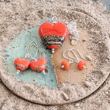Load image into Gallery viewer, Shoreline Earrings in Coral