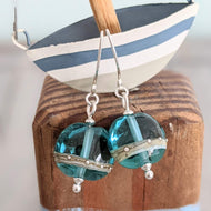 Shoreline Earrings in Marine