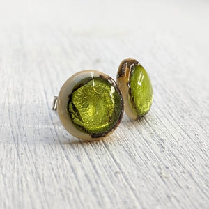 Shoreline Silver Pool Stud Earrings