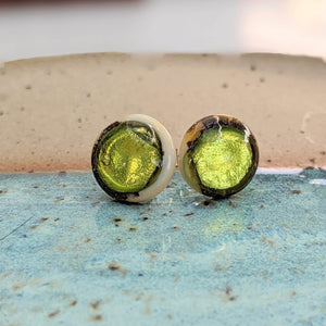 Shoreline Silver Pool Stud Earrings