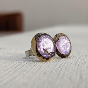 Shoreline Silver Pool Stud Earrings