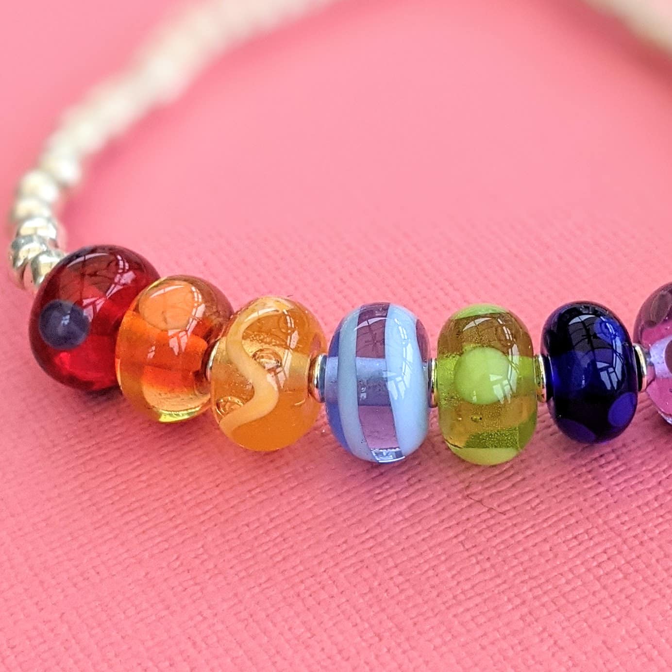 Rainbow on sale bead bracelet