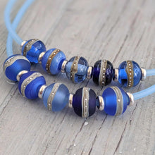 Load image into Gallery viewer, Stonebaked Bead Necklaces-Beach Art Glass