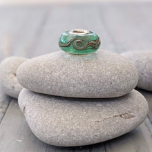 Load image into Gallery viewer, Turning Tides Bracelet Bead - Captain Tom 100 Challenge-Bracelet Beads-Beach Art Glass
