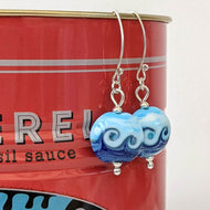 Ocean Waves Lentil Earrings